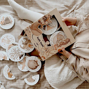 Пазлы плавающие Mrs. Ertha "Bath Buds", 20 шт, мир океана